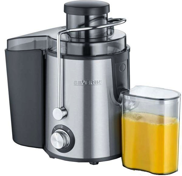 1St. SEVERIN ES3566 Entsafter, Edelstahl-schwarz,Inhalt:1Stü