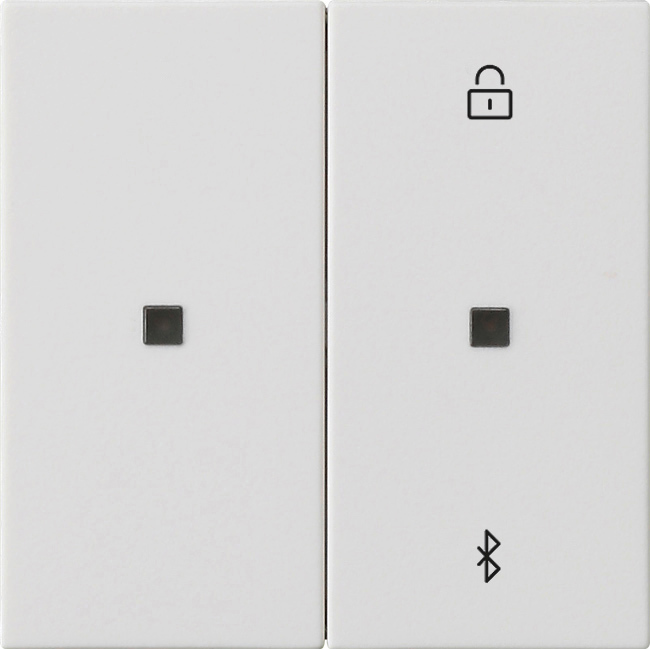 1St. Gira 538127 System 3000 Jalousie- und Schaltuhr BT, S3000, Reinweiß seidenmatt