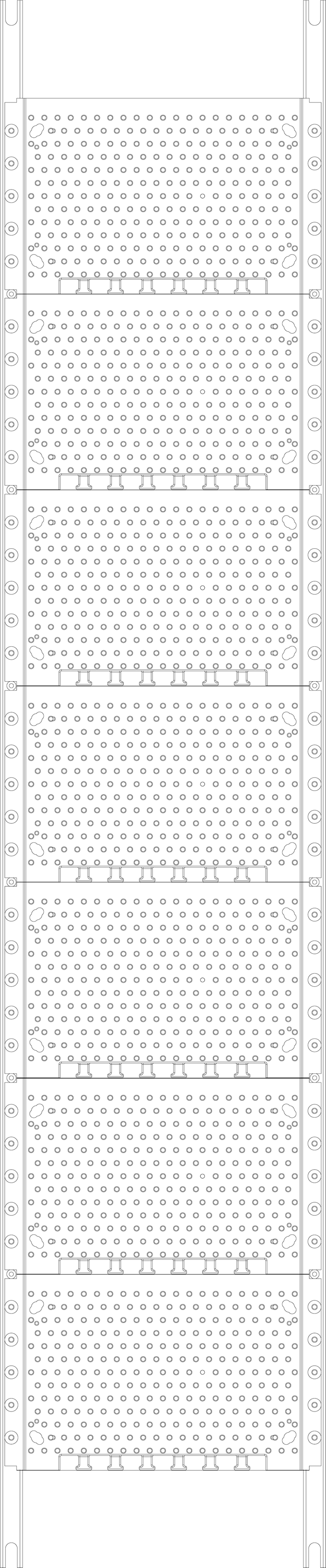 1St. F-Tronic KX8 Kommunikationsfeld KX8, 1-feldrig, H=1200mm 7142054