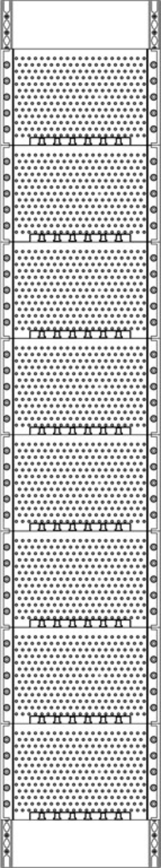 1St. F-Tronic KX9 Kommunikationsfeld 1-feldrig, H=1350mm, KX9 7120321