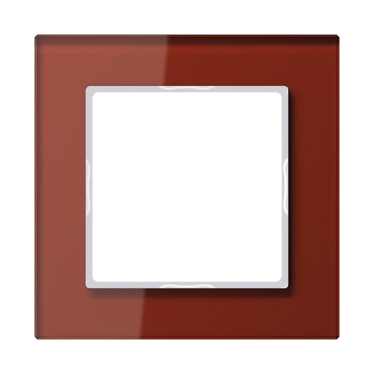 1St. Jung AC 581 GL RT Glasrahmen 1fach 84 x 84 mm AC581GLRT