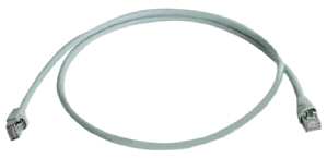 0,5m Telegärtner L00000A0072 MP8 FS500 Patchkabel Cat.6A ISO LSZH grau 0,- 100007964