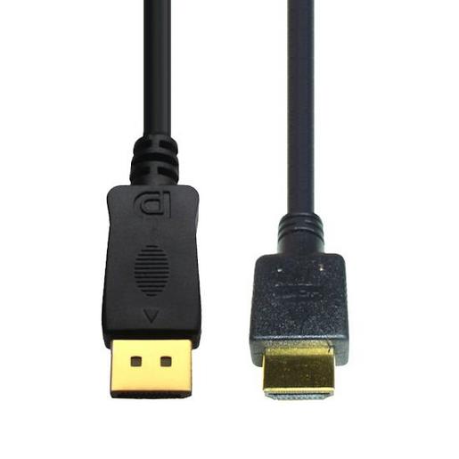 1St. EP DP 3 HDMI-DISPLAYPORT-KABEL,2M