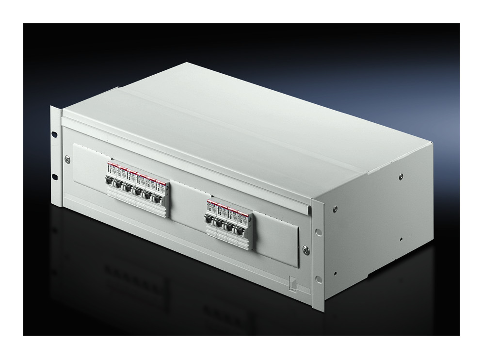 1St. Rittal DK 7480.300 Energy-Box 482,6 mm (19 Zoll),3 HE ausziehbar, Leergehäuse, unbestückt 7480300