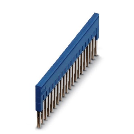 1St. Phoenix Contact FBS 20-5 BU Steckbrücke Rastermaß: 5,2mm Polzahl: 20 blau 3036929