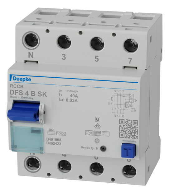 1St. Doepke 09134998 DFS4-040-4/0,03 Fi-Schutzschalter Typ B SK allstrom 4-polig 30mA 400V
