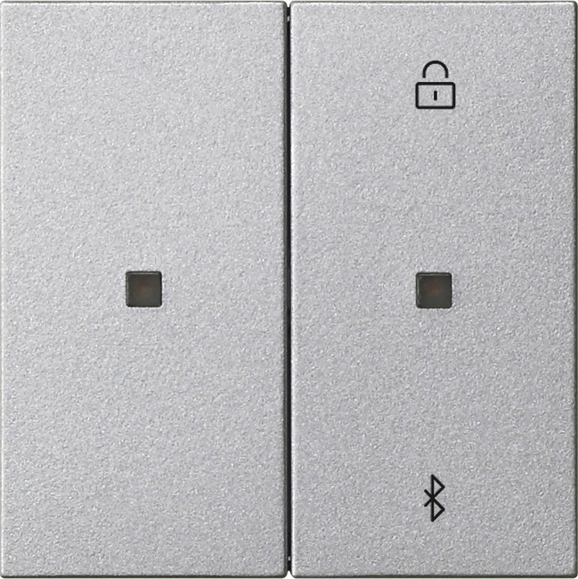 1St. Gira 538126 System 3000 Jalousie- und Schaltuhr BT, S3000, Aluminium