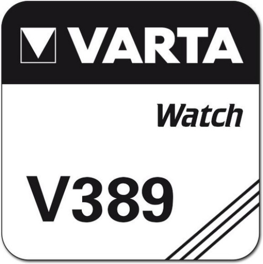 1St. Varta Knopfzelle V389 1,55V 81mAh 00389101111 *Blister a 1 St.