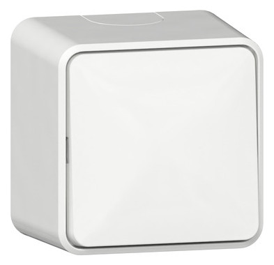 1St. Gira 310613 Wippschalter AusWe + Montagepl. AP Reinweiß