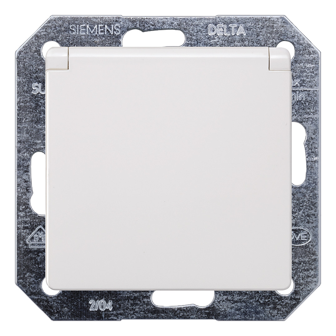 1St. Siemens 5UB1917 DELTA i-system Steckdose mit Klappdeckel