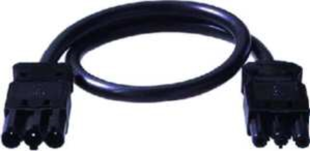 1m Bachmann 375.053 Verbindungskabel 3pol Flachstecker 1,0m