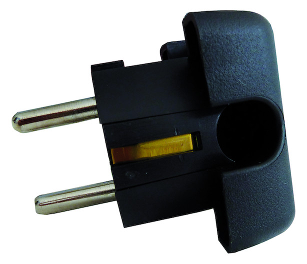 1St. Protec.class PSSWI23 SK Winkelflaechenstecker 90 16A, schwar