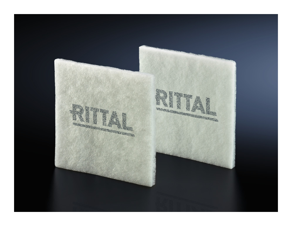 1St. Rittal SK 3322.700 Ersatzfiltermatte für SK 3238, Ausfilterung ab 10 My, Filterklass 3322700