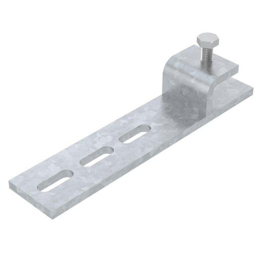 1St. OBO Bettermann BFK 187 33 FT Befestigungsklemmstück für maximale Trägerstärke 20mm Stahl tauchfeuerverzinkt