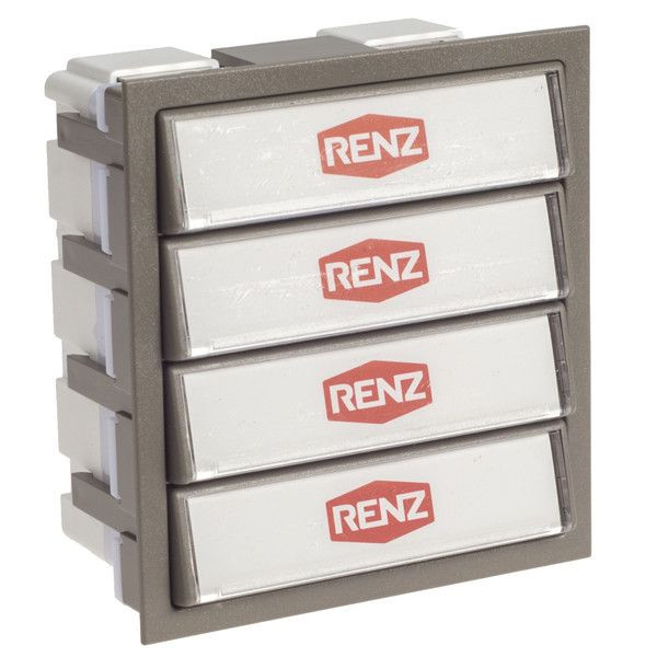 1St. Renz 97985272 Tastenmodul 4-fach RAL9016 weiß