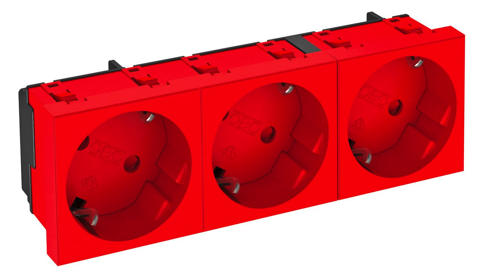 1St. OBO Bettermann STD-D3S SRO3 Steckdose 33 , 3-fach Schutzkontakt 250V