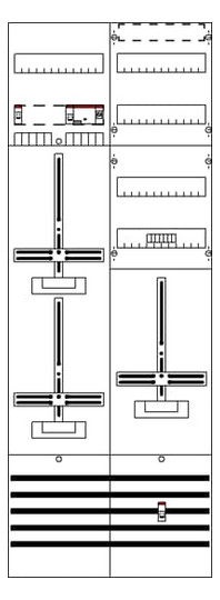 1St. Striebel DF29S02 DF29S02 Zählerfeld 9RE 2Z1S+V2