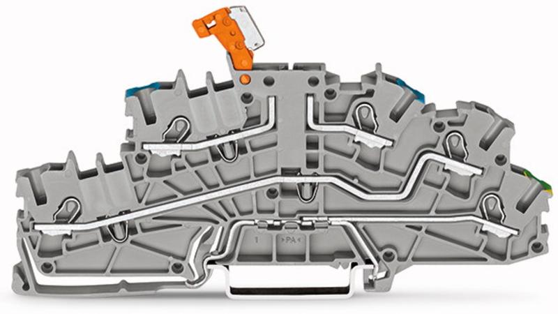 1St. Wago 2003-6641 Instalation-Etagenklemme 0,25-2/4 TopJobS grau NT/L/PE 25A 20036641