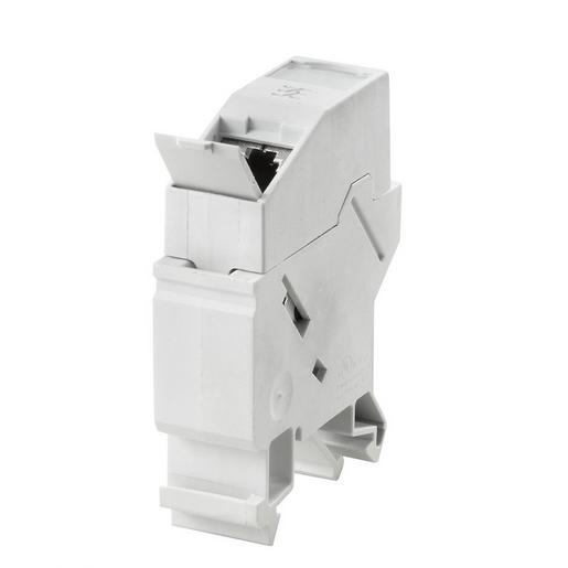 1St. Weidmüller 8879050000 RJ45-Steckverbinder, IP20, Anschluss 1: RJ45, Anschluss 2: RJ45farbcodierte Anschlussbelegung nach  EIA / TIA T568 A (Kupfer) IE-XM-RJ45/RJ45