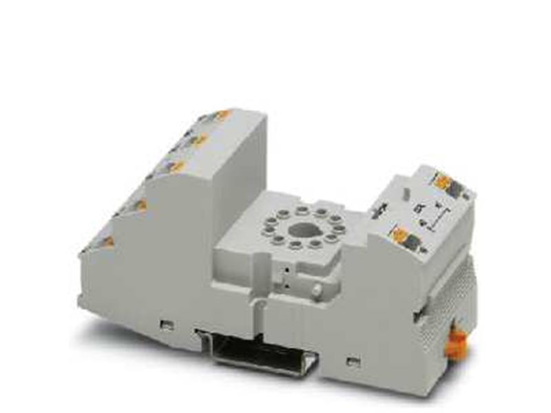 1St. Phoenix RIF-3-BPT/3X21 Relaissockel RIF-3, für Oktalrelais mit 3 Wechslern, Push-in-Anschluss, Steckmögl