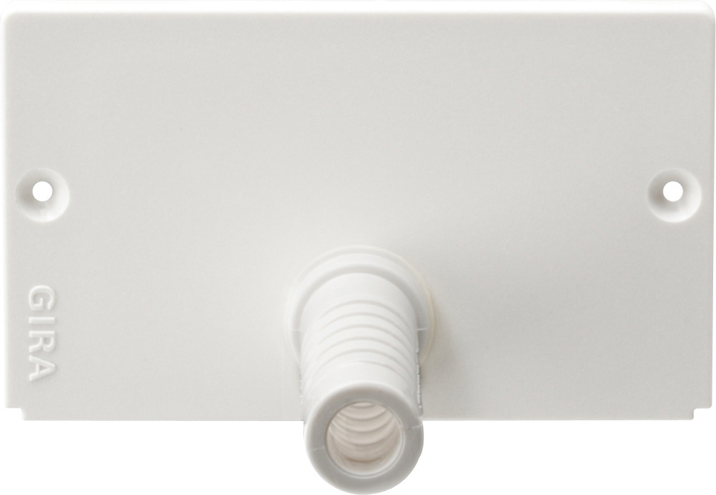 1St. Gira 135827 Endkappe Zugentlastung Profil 55 Reinweiß