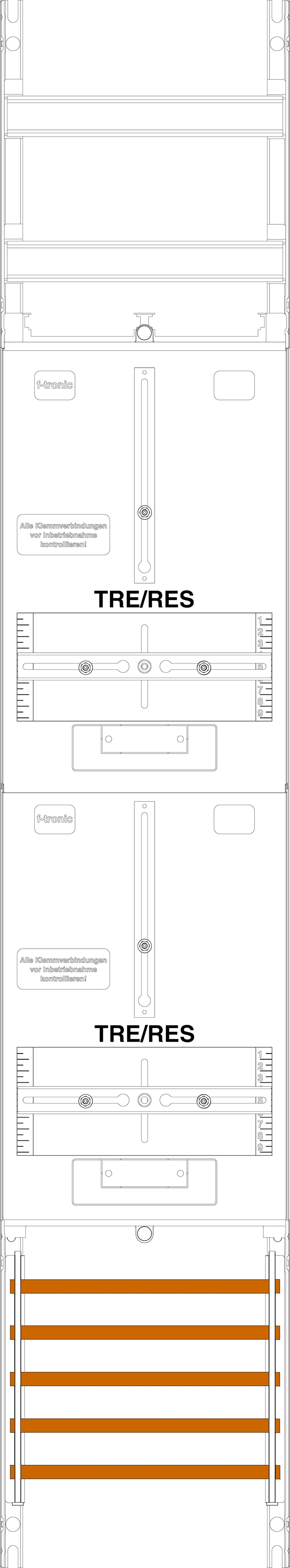 1St. F-Tronic R16 Reservefeld R16, 1-feldrig, H=1350mm, 2 Res. 3.HZ 7143602