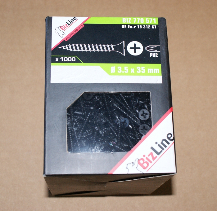 1000St. Bizline BIZ 770571 Gipsplattenschraube PH D: 3,5x35 mm BIZ770571