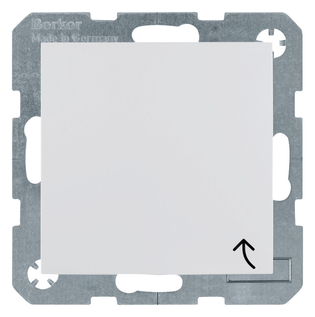 1St. Berker 47528989 Steckdose SCHUKO mit Klappdeckel S.1 IP44 polarweiß glänzend...