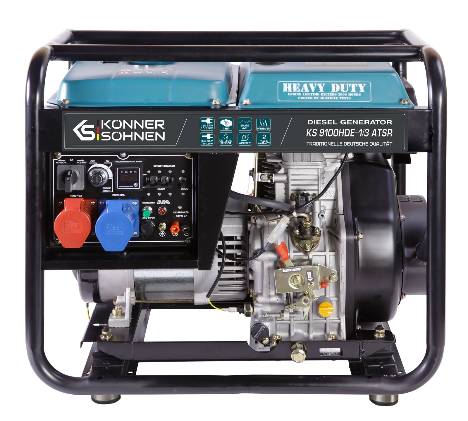 1St. Könner & Söhnen KS9100HDE-1/3ATSR Diesel-Generator KS 9100HDE-1/3 ATSR (EURO V)