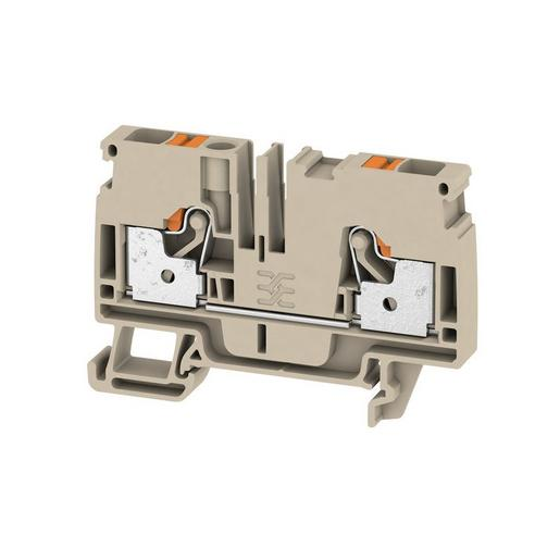 50St.Weidmüller A2C 6 Durchgangs-Reihenklemme, PUSH IN, 6 mm2