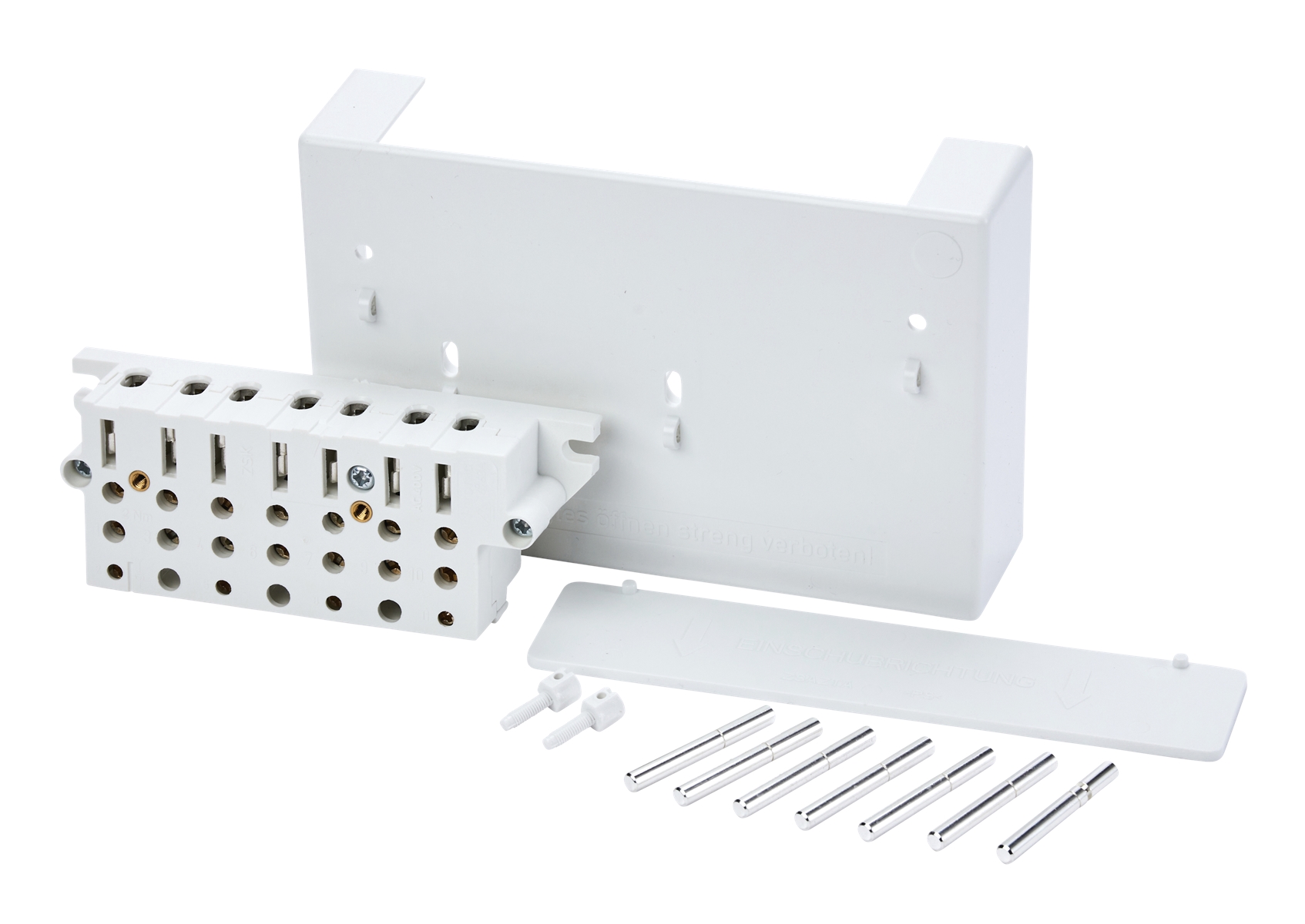 1St. F-Tronic ZSK63A-Set Zählersteckkl. 63A Drehstrom, inkl. Plombierh., Stifte, ZSK63A-Set 7110006