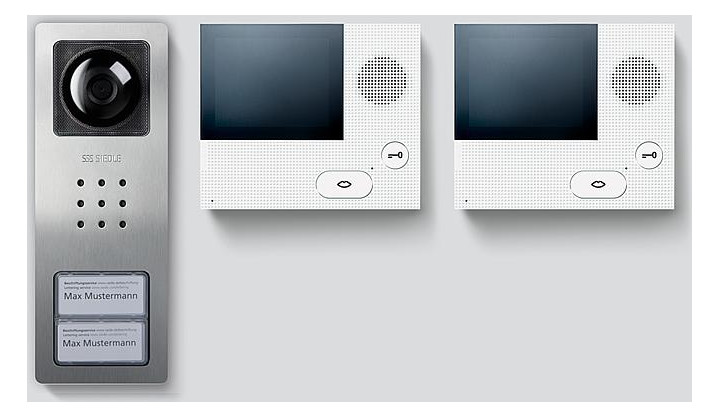 1St. Siedle SET CVB 850-2 E/W SET CVB 850-2 E/W Video-Set Siedle Basic SETCVB8502EW