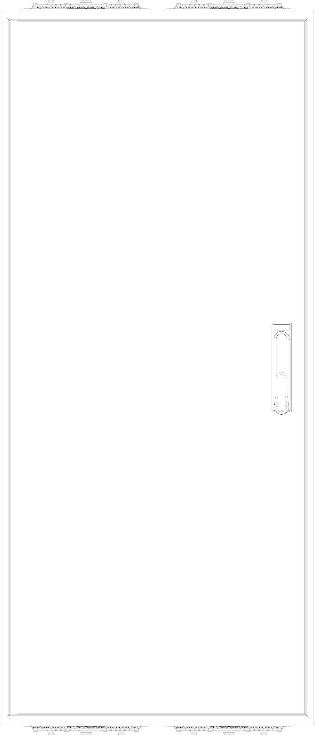 1St. F-Tronic ZF122 Leergehäuse ZF122, IP54, H=1250mm, B=550mm 7120532
