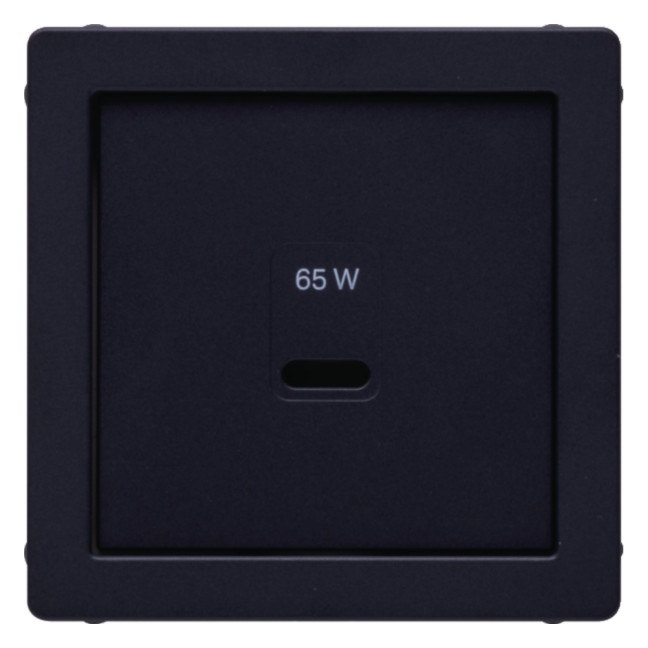 1St. Berker 48606086 Zentralstueck fuer USB Q.x anthrazit sam