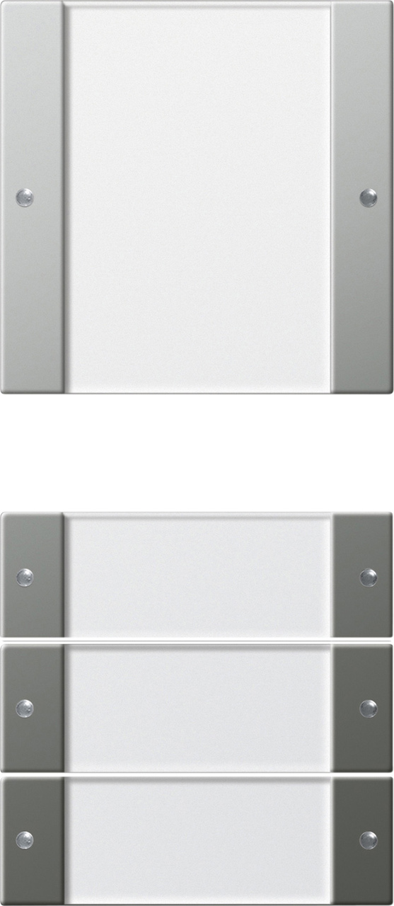 1St. Gira 2134600 Wippenset 4f (1+3) BSF System 55 Klar/Edelstahl