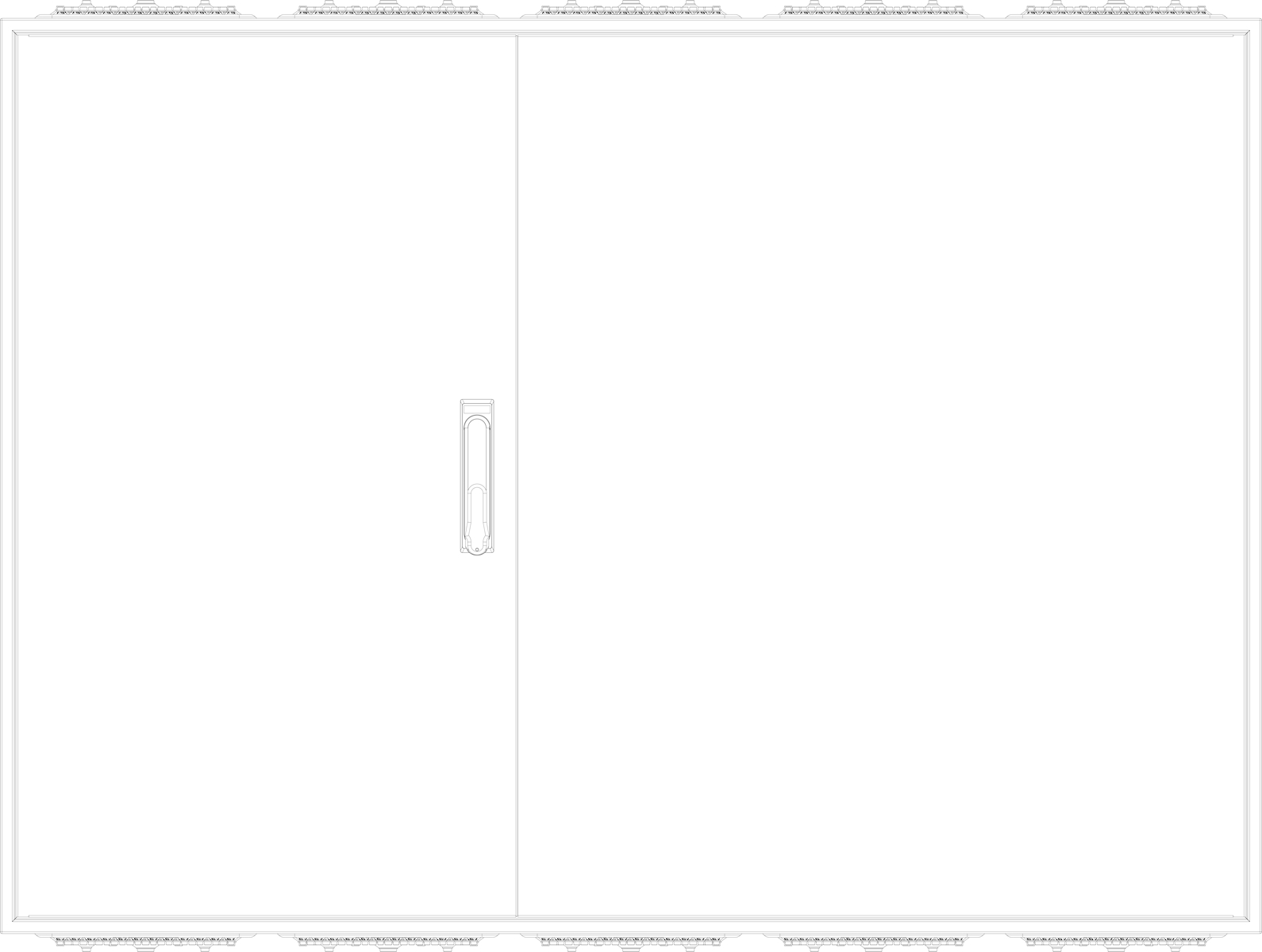 1St. F-Tronic ZF095 Leergehäuse ZF095, IP54, H=950mm, B=1300mm 7120525