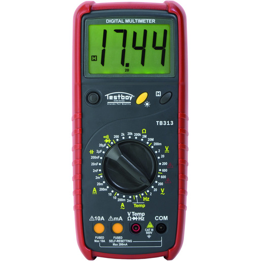 1St. Testboy 313 Digital Multimeter bis 600V bis 10A 1St. Testboy 313 Digital Multimeter bis 600V bis 10A