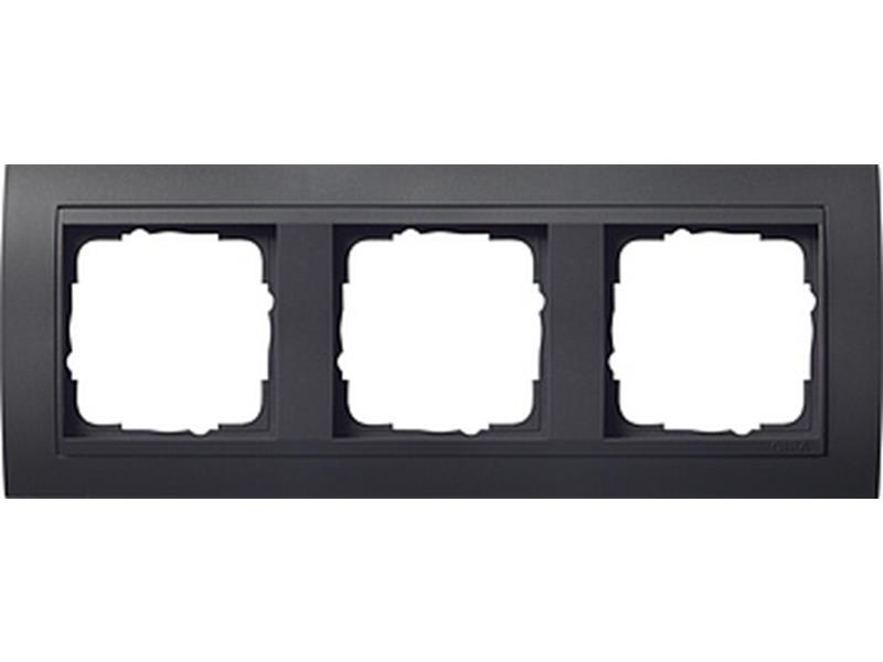 1St. Gira 021308 Rahmen 3fach für Anthrazit Gira Event Anthrazit