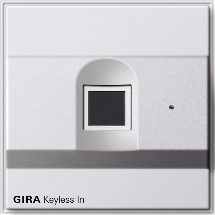 1St. Gira 261766 Gira Keyless In Fingerprint-Leseeinheit Gira TX_44 Reinweiß
