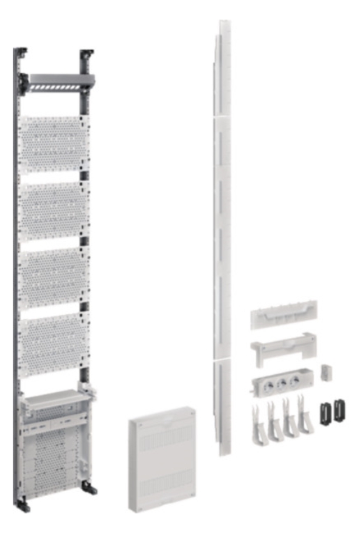 1St. Hager ZU59NW7APZ2 MM-feld,univ.Z,H 1350mm,1-feld,APZ unten