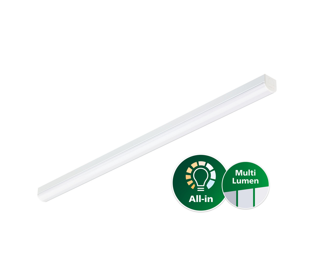 1St. Philips BN126C LED35_52_80S/ CoreLine Lichtleiste, 59 W, 24.5 W, L150...