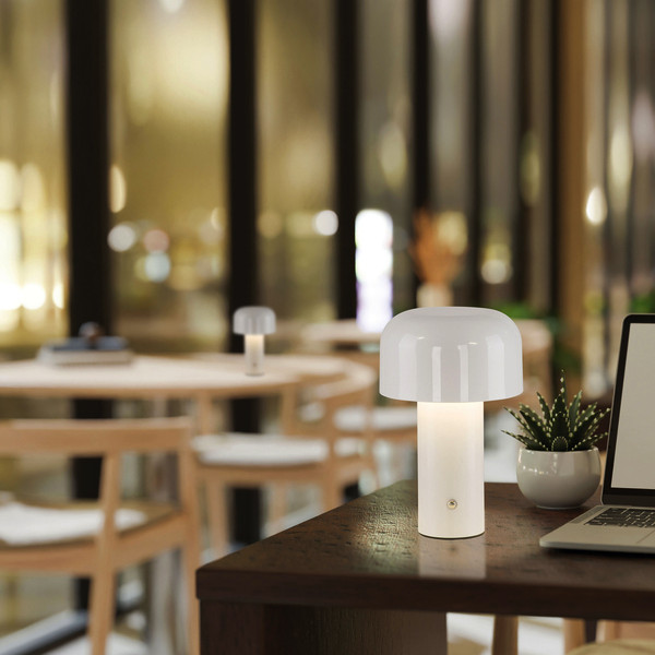 1St. Just Light 19190-16 Akku LED Tischleuchte ws.