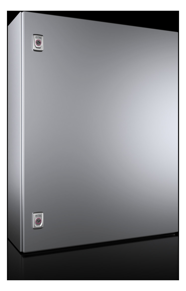 1St. Rittal AX 1012.000 Kompakt-Schaltschrank AX, Edelstahl 1.43 AX1012000 BHT 600x760x210 mm