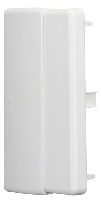 1St. Hager LFE6011069016 Endstück einstellbar ASA witterungsbeständig/UV-stabil zu LFE 60x110mm verkehrsweiß