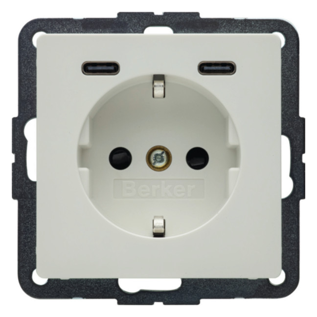 1St. Berker 48156089 Steckdose SCHUKO/USB CC 20W PD Q.x