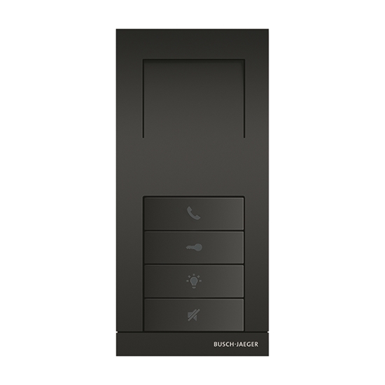 1St. Busch-Jaeger 83210 AP-681 Innenstation Audio Busch-WElcome (2-Draht-System) anthrazit matt