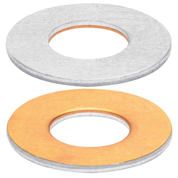 10St. Klauke CS1022 Cupal-Scheibe M10, E-Al, einseitig mit Cu plattiert