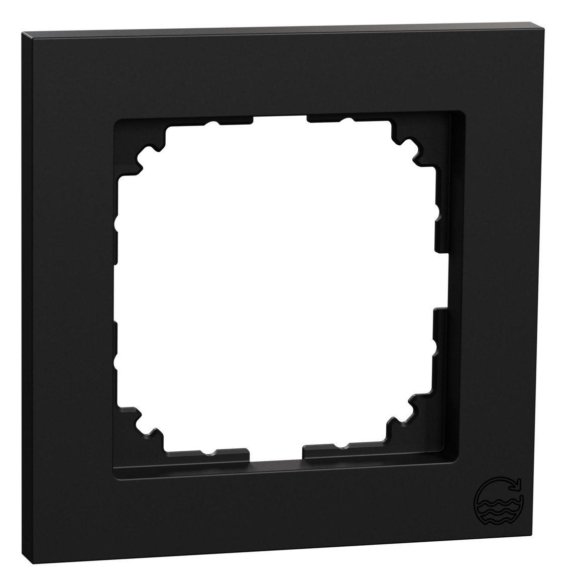 1St. Merten MEG4010-3603 M-Pure-Rahmen, 1fach, schwarz matt, M-Pure Ocean Plastic 1St. Merten MEG4010-3603 M-Pure-Rahmen, 1fach, schwarz matt, M-Pure Ocean Plastic