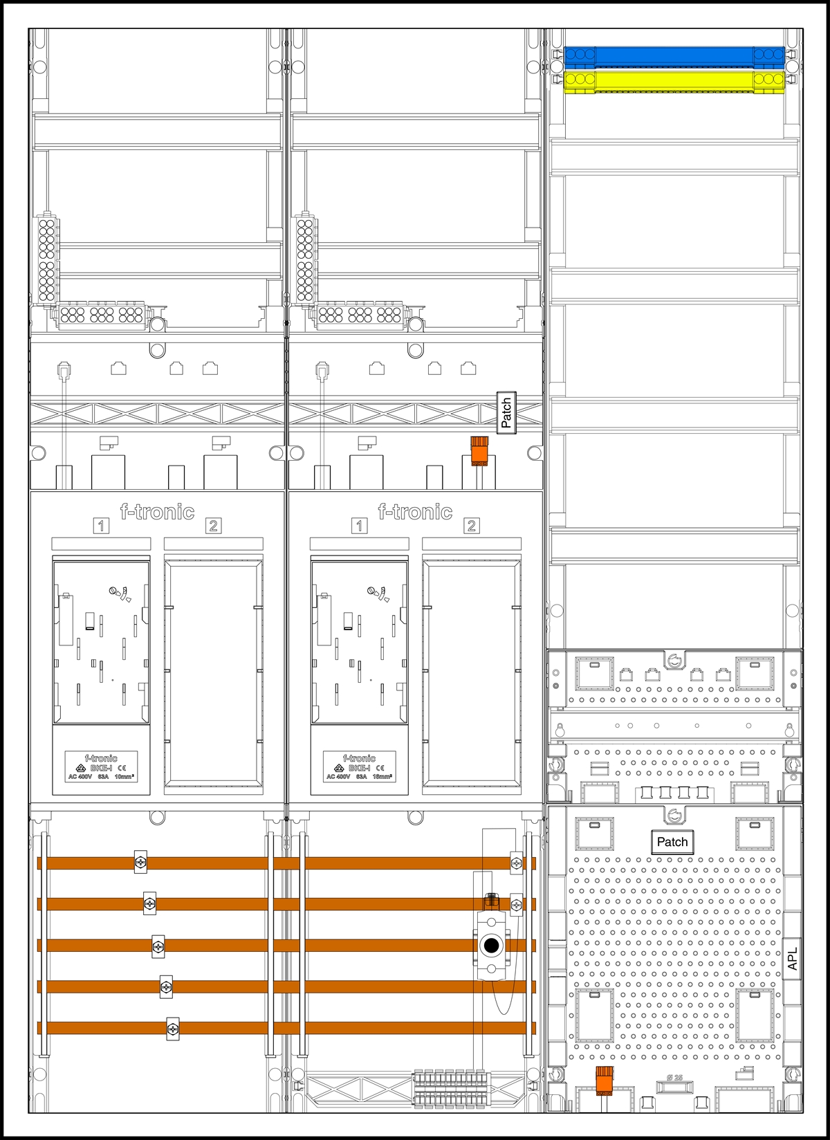 1St. F-Tronic EHZ732APZRFZD01 EHZ732APZRFZD01, 2 ZP,2 DS,2 R, 1 VAPZRFZ inkl. APL, SPVGD01, 2 PPV, 1 PL150 7195565