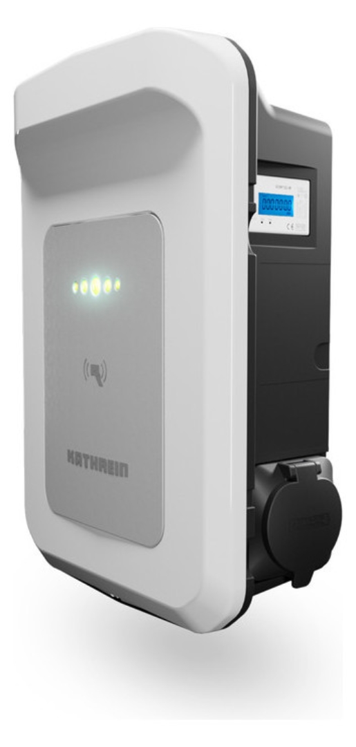 1St. Kathrein AC40-11-P-W Wallbox 11kW mit Ladedose Weiß